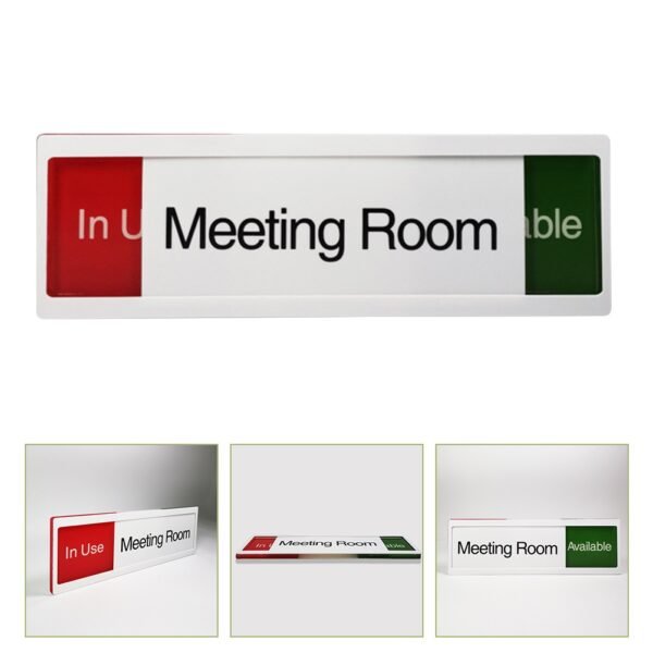 261.jpg Office Door Sign Meeting Room In Use Available Sign Practical Slide Door Sign