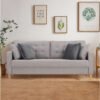 Furniture Direct SLOKA 2 Seater Scandinavian design Sofa-Silver Blue