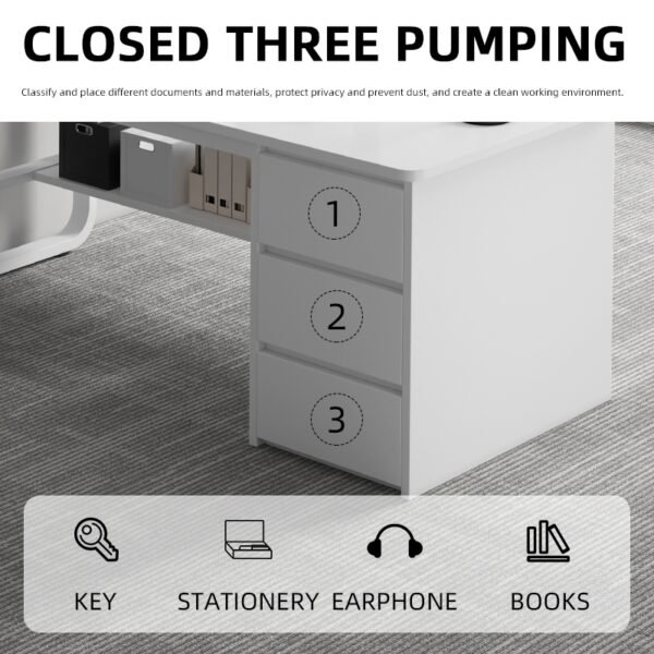 Simple and modern employee workstation