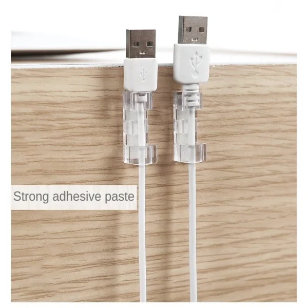 20 Pcs Wire Holder Wire Cable Clips Desktop Organizing