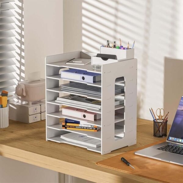 93-1.jpg Office File Document Holder Tray Stationery Box Desk Storage Rack