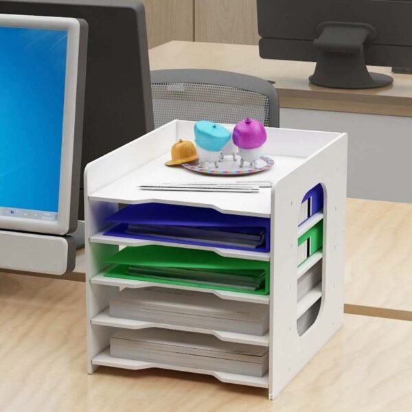 94-1.jpg Office File Document Holder Tray Stationery Box Desk Storage Rack