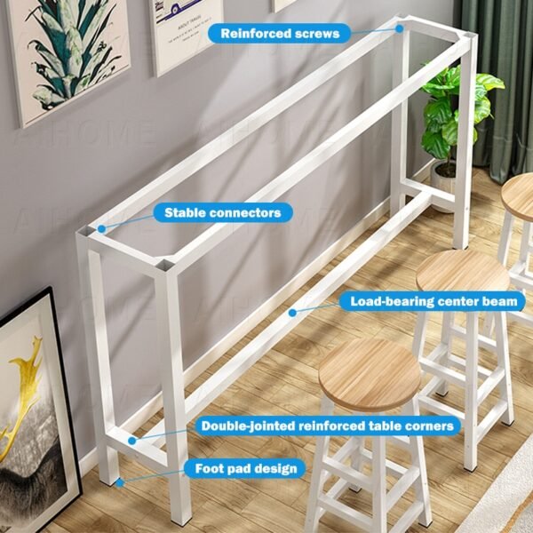 Simple Long High Table Bar Set